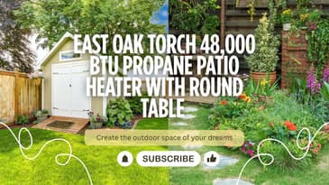 🔥 First Time Lighting the East Oak TORCH 48,000 BTU Patio Heater! MASSIVE Flame & Instant Heat! 🔥