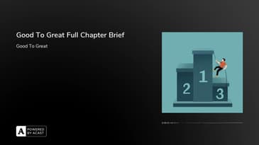 Good To Great Full Chapter Brief