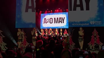 A2O May Makes their debut in NYC at the Jingle Ball All Access Lounge ! #a2o_may #jingleball