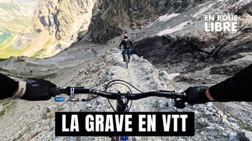 Découverte de la Grave à VTT - l'Itinétaire complet depuis le Glacier 3400m en POV