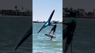 Wingfoiling in Namibia