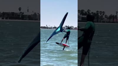 Wingfoiling in Namibia