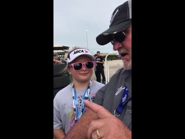 TK Boyd interviews Bill Venturini for the International Women’s Motorsports Association at Chicagol