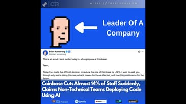 #Coinbase Cuts Almost 14% of Staff Suddenly, Non-Technical Teams...