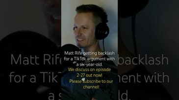 Stay in the Gray Podcast PREVIEW 2-27 - comedian argues with 6-year-old on TikTok #mattrife