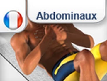 Exercice abdominaux crunch mains sur la poitrine