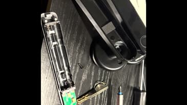 Elemake Bluetooth Smart Biometric Door Lock with Keypad installation overview