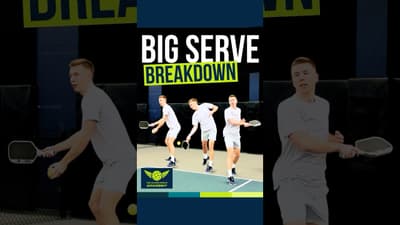 How to Hit a BIG Serve in Pickleball
