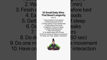 10 Small Daily Wins That Boost Longevity (part 2)