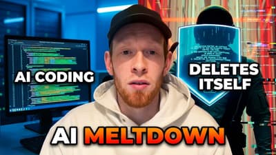 AI Meltdown: Code Deletion, Existential Crisis, and Security #shorts
