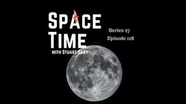 S27E128: Moon's Ancient Impact, Earth's Magnetic Symphony, and X-37B's Aero Braking Feat