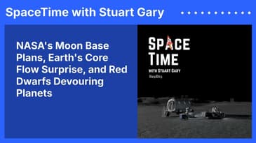 NASA's Moon Base Plans, Earth's Core Flow Surprise, and Red Dwarfs Devouring Planets