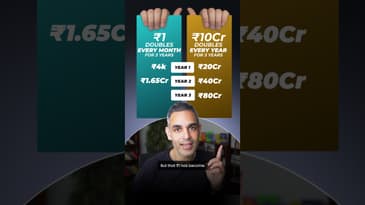 Re. 1 ya Rs. 10 CRORE - Aap Kya CHOOSE karenge?! | Ankur Warikoo #shorts