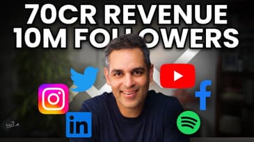 Growing my BRAND from 0 to 70 CRORES! | Ankur Warikoo Hindi