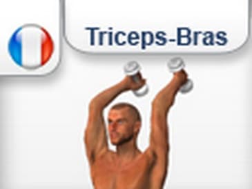Extension des avant Bras avec halteres Triceps (comment faire gym et à la maison)