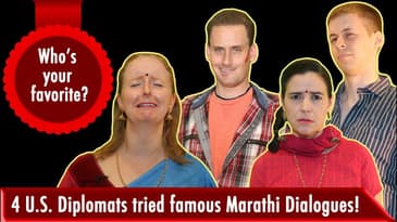 Americans Try Marathi Movie Dialogues