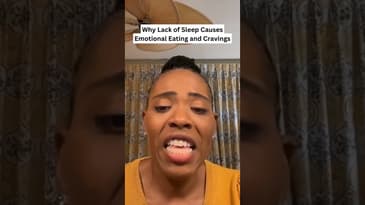 Why Lack of Sleep Causes Emotional Eating and Cravings #fyp #youtubeshorts