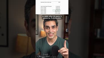 A 12 LAKH Investment can Turn to 9 CRORES 70 LAKHS! Power of Compounding | Ankur Warikoo #shorts