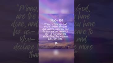 Daily Devotional - Psalm 40:5 - #inspirational #inspiration #bible