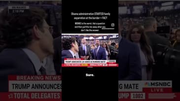 Donald Trump Jr. tells MSNBC off - Family separation at the border 🛂