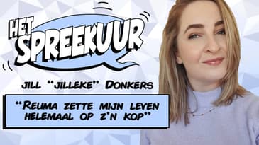 HET SPREEKUUR S04E02: JILLEKE over hoe REUMA haar dwarszit en LIEFDE vinden via CANDY CRUSH