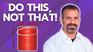 Do’s and Don’ts for a 1-3 in Fact Finder