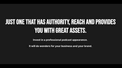 The Podcast Guest Application for The UnNoticed Entrepreneur