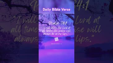 Daily Devotional - Psalm 34:1 - #inspirational #inspiration #bible