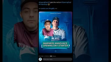 The Reason Behind Logan Gilbert Starting On Opening Day 🤔 #mlb #mariners #baseball