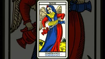 XIV. The Temperance Card (Marseille Tarot)