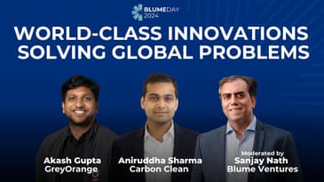 How GreyOrange and Carbon Clean are using innovation to solve global challenges | Blume Day 2024