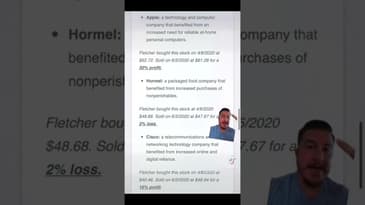 Nathan Fletcher must have learned his stock picking tips from Nancy Pelosi.