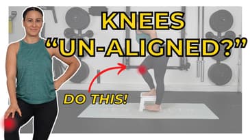 Are your knees "Out of alignment?" Do this!