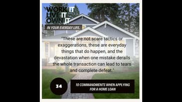 34 : Things You Should Not Do When Buying a House