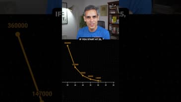 Retire with Rs.10 CRORE at 60! | Ankur Warikoo #shorts