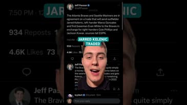 REACTING to Jarred Kelenic trade 🤯🤯 #marinersbaseball #baseball #mlb