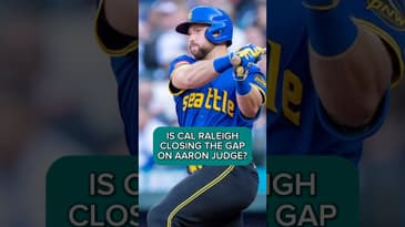 IS CAL RALEIGH CLOSING THE AL MVP GAP ON AARON JUDGE?? #mlb #baseball #mariners