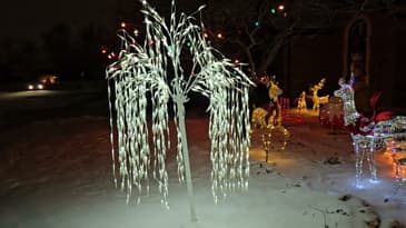 More lights and our home.