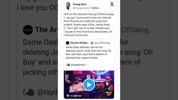 Dame Dash Gets Called Out For Capping About Jay Z  #shorts