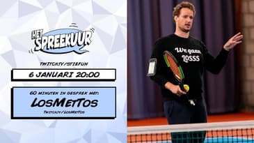 HET SPREEKUUR S02E01: LOSMETTOS OVER ZIJN BURNOUT, HULP ZOEKEN EN TENNISLERAAR ZIJN