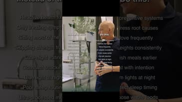 Stop Doing This for Your Health. Do This Instead #longevity #habits #health