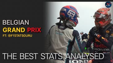 The best stats from the 2021 Belgian GP ft @ftstatsguru