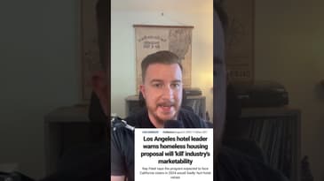 LA could be forcing hotels to give unused rooms to homeless in 2024.