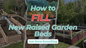 How to Fill a New Raised Garden Bed - Ep. 267