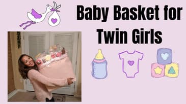 30lb Baby Basket for Twin Girls | The Janay Wells Show