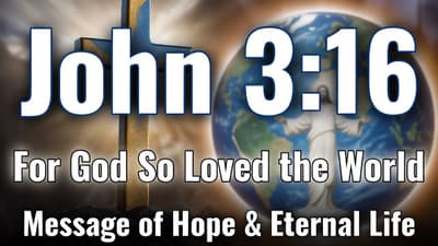 John 3:16 Animated: For God So Loved the World – Message of Hope & Eternal Life