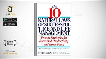The 10 Natural Laws of Successful Time and Life Management  Book Summary By Hyrum W. Smith   How to