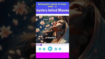 Brihaspati cautions Indra  #Deepavali #Diwali #Naraka #NarakaChaturdashi #Narakasura #stories