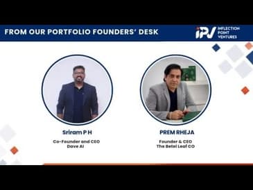Sriram P H | Prem Rheja | On their journey with IPV.