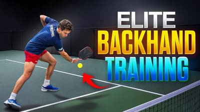 Backhand Dink Training | 3 Drills to Master the Kitchen